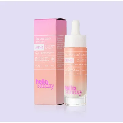 the one that's a serum - face drops: SPF 45