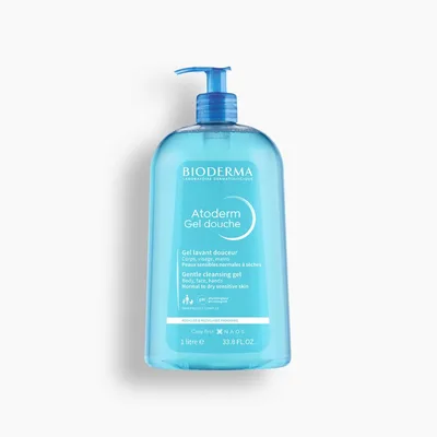 Atoderm Gel Douch 500 ml (Body. Face. Hands)  جل استحمام للبشره العاديه للجافه