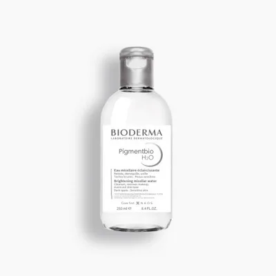 Pigmentbio H2O  Micellare Water 250 ml محلول منظف ومفتح لجميع انواع البشره