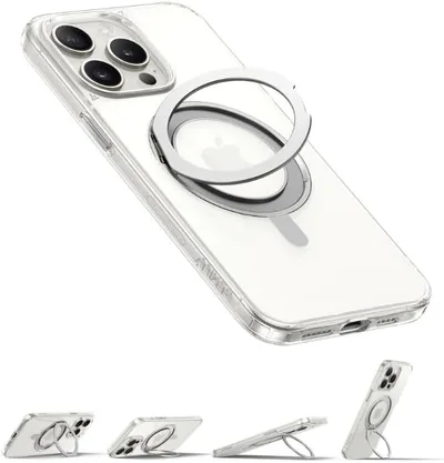 Anker Iphone 16 Magnetic Clear Case with 360 Ring Stand iPhone 16 Pro