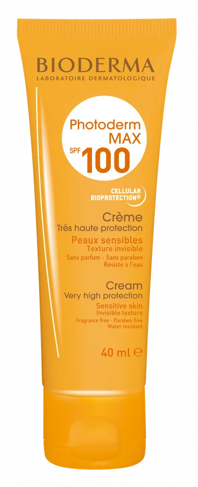 سائل واقى شمس للبشرة الدهنية مع اساس مكياج للبشرة الفاتحة Photoderm MAX SPF100 Fluid Clear 40 ml