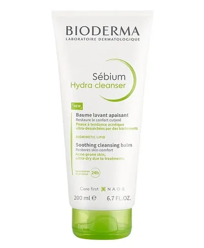 غسول مرطب ومغذي للبشرة الجافة المعالجة من حب الشباب   Sebium Hydra Cleanser 200 ml