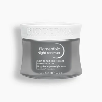 Pigmentbio Night Renewer Bightening Overnight Care 50 ml cream مبيض ليلي لتفتيح البقع الداكنه ومحفز
للكولاجين