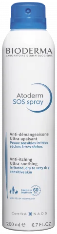 بخاح مرطب وملطف ومقلل للحكه للكبار والاطفال Atoderm SOS 50 ml Spray