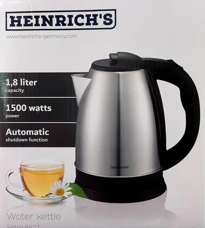 Heinrich’s 1.8L Electric Water Kettle